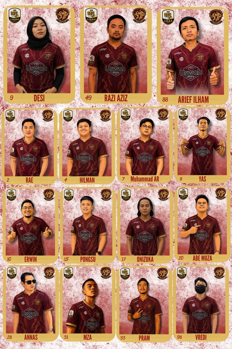 SMBTpadjadjaran's tweet photo. Sampurasun!
Halo sadayana, abdi bade ngenalkeun tim Sambatpadjadjaran.
#BRFI2627 @LigaBRFI

🏟️ Sambat Fortress Stadium
🏠 Sumedang
🥸 @RaziAzizzz 
🤓 @ilham_gundoel 

@Dhedaisy @RyanAhmadErlan1  @cut_inside_ @AR07channel @danawardana7 @hery_erwin @pongsuarya @OnizukaEchi @abdahabbe @KennyHotlamb @krisdiansyahS @praramrandi @angga_vredi_N