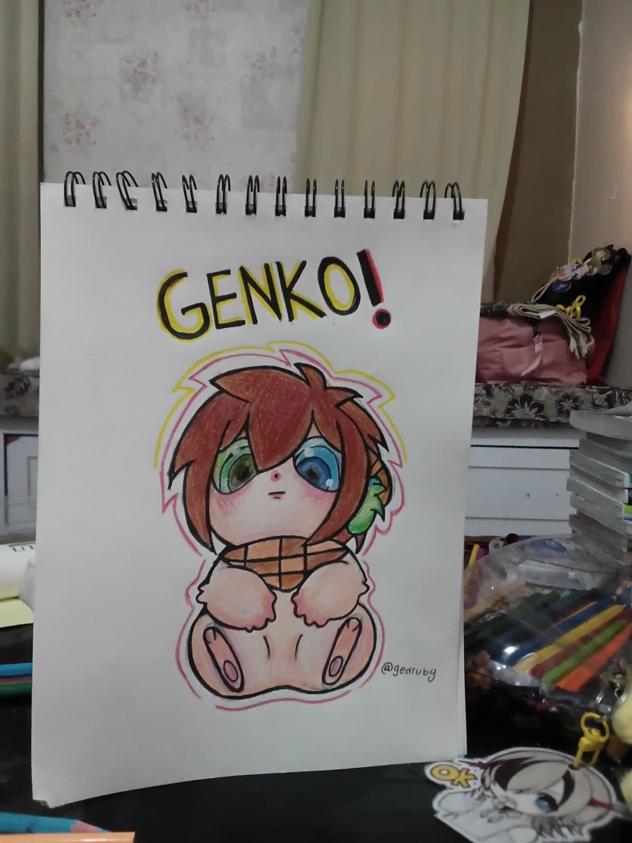chestavier's tweet photo. Do u guys still remember ts cute😼 @DIARIS_GD @gedocide #genko #gedraji https://t.co/tSuLkvSJRA