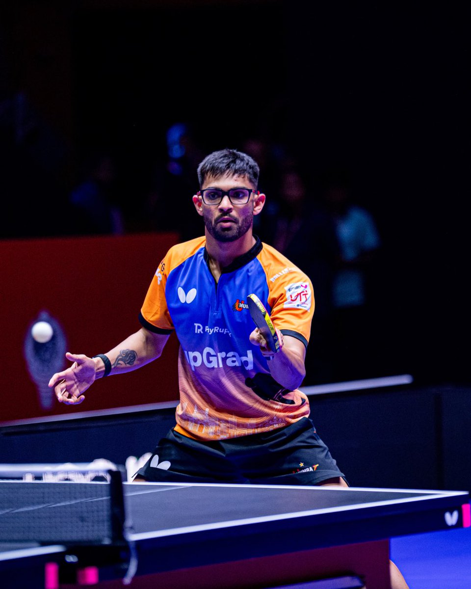 UltTableTennis's tweet photo. Manush Shah was built for the big occasions ⭐
 
Stellar all season long, he takes home the Butterfly MVP (Men) for Season 7 🏆🧡 
 
#ButterflyUTT | #ThatsThePoint https://t.co/8Ye7OIVkB5