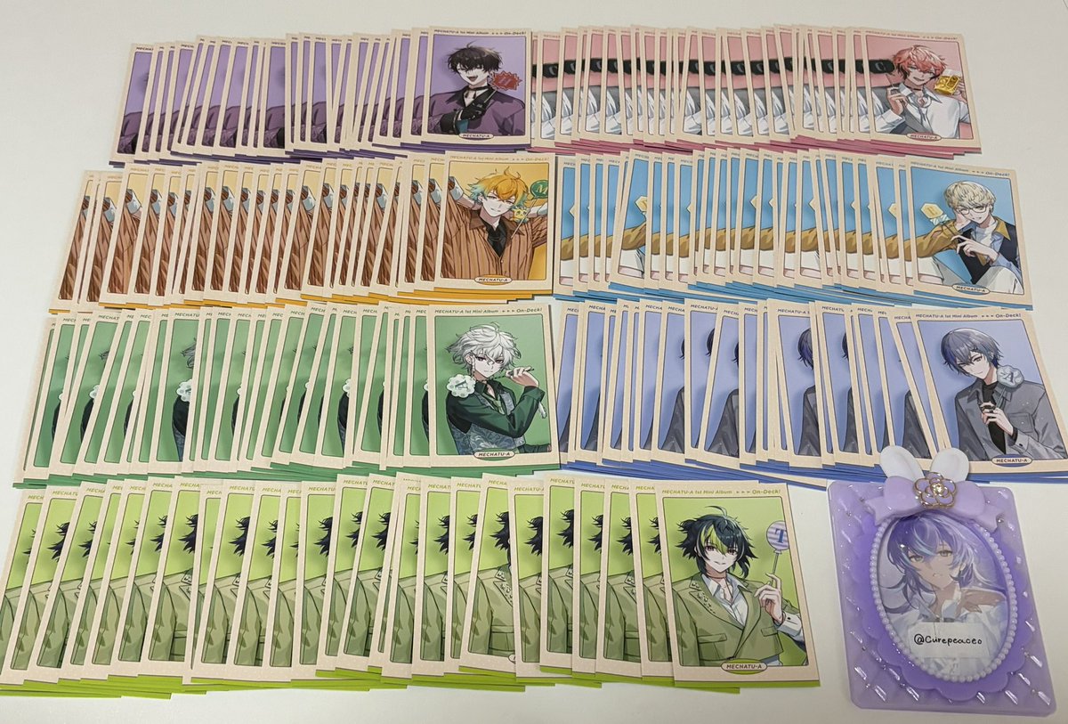 Curepeaceo's tweet photo. 【交換/譲渡】MECHATU-A On-Deck! ランダムフォトカード フォトカ 特典 シリアルコード Dytica

譲：画像

求：IDの方
未使用ライブシリアル
未使用Dyticaトークイベシリアル（アニメイト特典）
or希望額（ご提示ください）

シリアルとの交換は比率違い可◎
検索からでもお気軽にお声掛けください🙇🏻‍♀️ https://t.co/xRCLv4aRmf