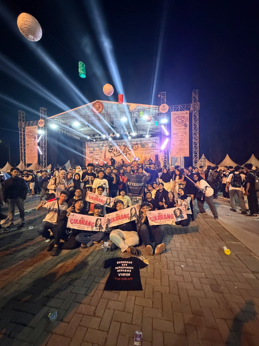 BKS48Cikarang's tweet photo. Sakura Matsuri 2026

Semoga trainee yang tampil di sakumat 2026 suka yaaa oleh oleh dari kitaa🫶🫶🫶

Bingo bingo akhirnya kita berjumpa lagiii...🎶

#SakuraMatsuri2026
#Bks48cikarang 
#jkt48
#13ersembilan https://t.co/epBU0xQ9fW