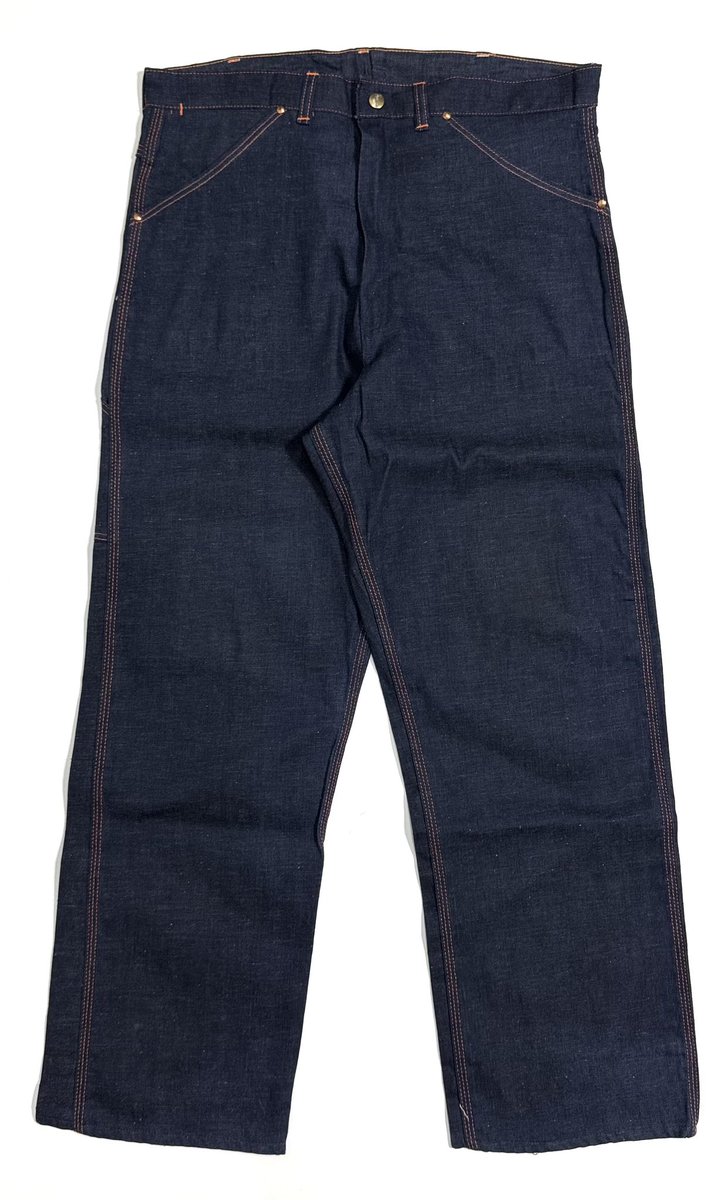 60s ALDENS ONE WASH? DENIM PAINTER PANTSです。 サイズ W35-L30