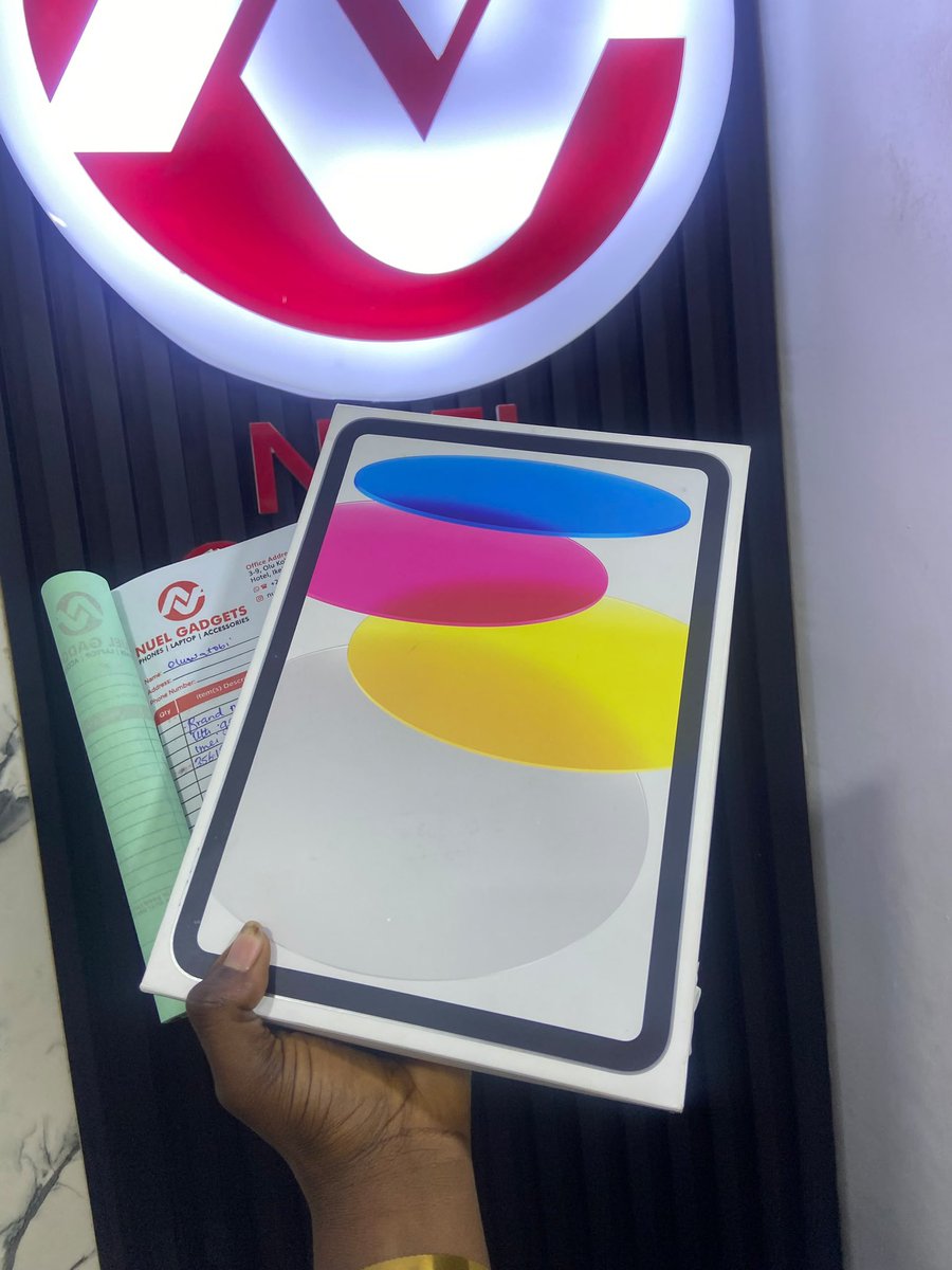 Nuel_Gadgets's tweet photo. iPad 11th gen 128gb WiFi only 🚚😍 https://t.co/zohjU3B3fM