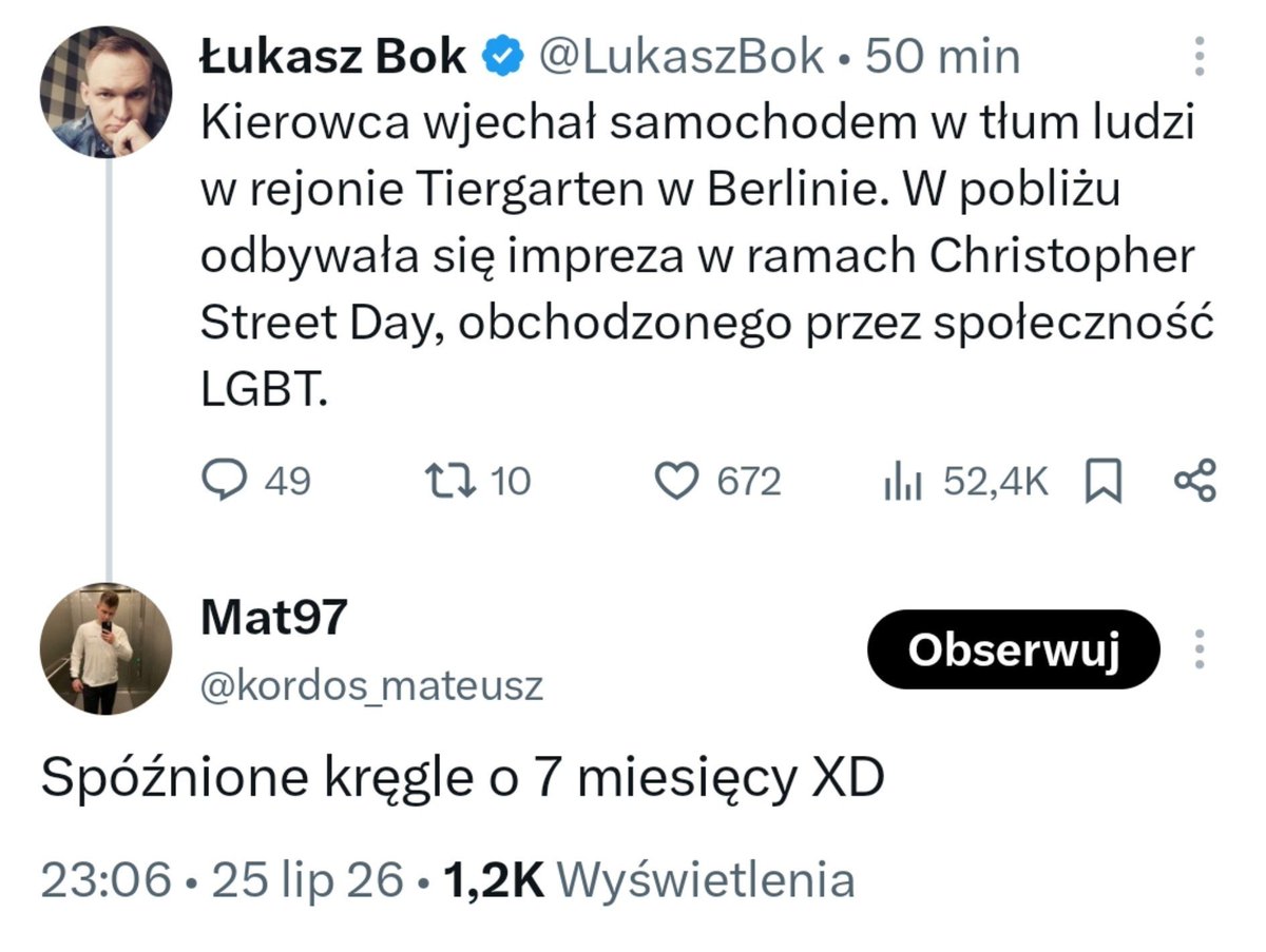 PolitycznymOkie's tweet photo. To jest Mateusz.

Mateusz cieszy się z aktu terroryzmu, w  wyniku którego zginęła jedna osoba.

Mateusz nie waha się publikować swojego zdjęcia w mediach społecznościowych.

Poznajmy więc jego wizerunek. Niech się niesie! https://t.co/qBwFJBT9ps
