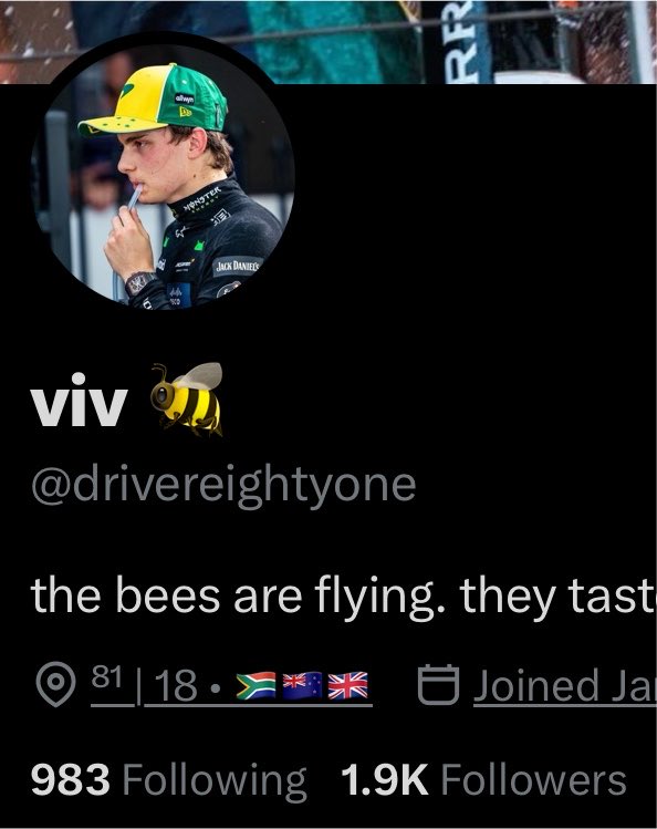 drivereightyone's tweet photo. fuck it i’m gonna get so much more annoying now 😘 https://t.co/2jBCzmUD4H