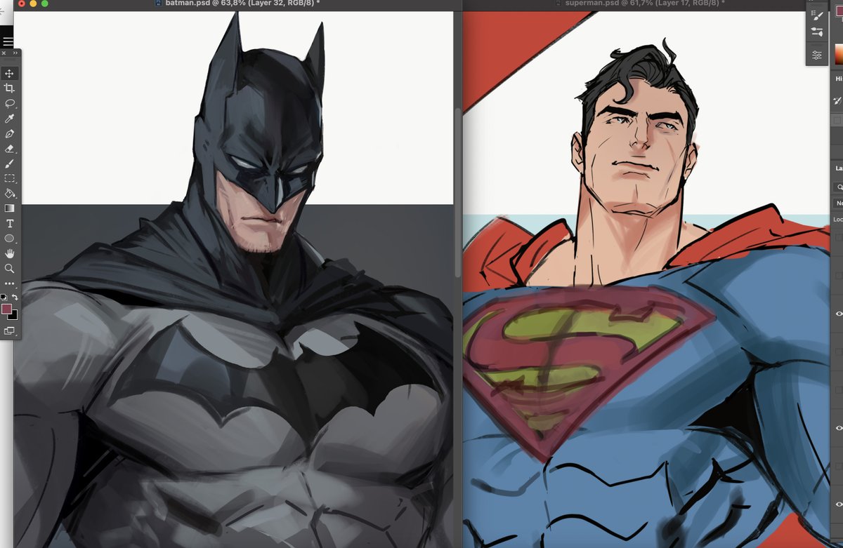 MaerelHibadita's tweet photo. WIP Superman X Batman for Cocoma 5 👀

#SuperBat https://t.co/eZIwgwZf83