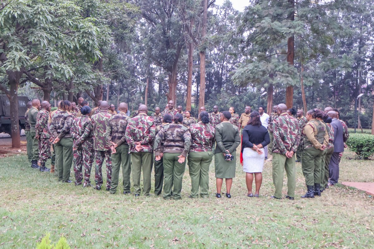Midrifthurinet's tweet photo. As communities become increasingly interconnected and security challenges grow more complex, the role of law enforcement is evolving from maintaining order to building trust, preventing conflict, and strengthening resilience. 

MIDRIFT HURINET, in partnership with the @APSKenya, is convening a week-long capacity-strengthening forum as part of its Institutional Strengthening, Support, and Leadership Development Programme, bringing together officers from the Nairobi Region under the theme "Building Resilient Communities for Peace and Conflict Transformation." 

The forum reflects a forward-looking investment in professional policing by equipping officers with practical knowledge in peacebuilding and conflict transformation, conflict management, Preventing and Countering Violent Extremism (PCVE), digital peacebuilding, gender-based violence (GBV), human rights-based policing, addressing hate speech and ethnic contempt-related offenses, Leadership development, and promoting peace and social cohesion in support of credible election management. 

Officially opening the training, Dr. Masoud Mwinyi, Principal Deputy to the Deputy Inspector General of the Administration Police Service, challenged participants to internalize the lessons beyond the classroom, urging them to exercise responsibility with professionalism, adaptability, and purpose in serving the public. 

His message was reinforced by @Midrifthurinet Executive Director Joseph Omondi, who called on officers to embrace proactive peacebuilding, deepen collaboration with young people, and harness digital platforms and emerging Artificial Intelligence technologies to counter harmful narratives while advancing positive civic engagement. 

He further commended the Administration Police Service for its continued partnership. 

He recognized the recent launch of the EWER 107 App in collaboration with Peace Cop and PCVE  as a significant step toward leveraging technology for early warning, early response, and community-centered peacebuilding.

@DignityDK  | @InteriorKE