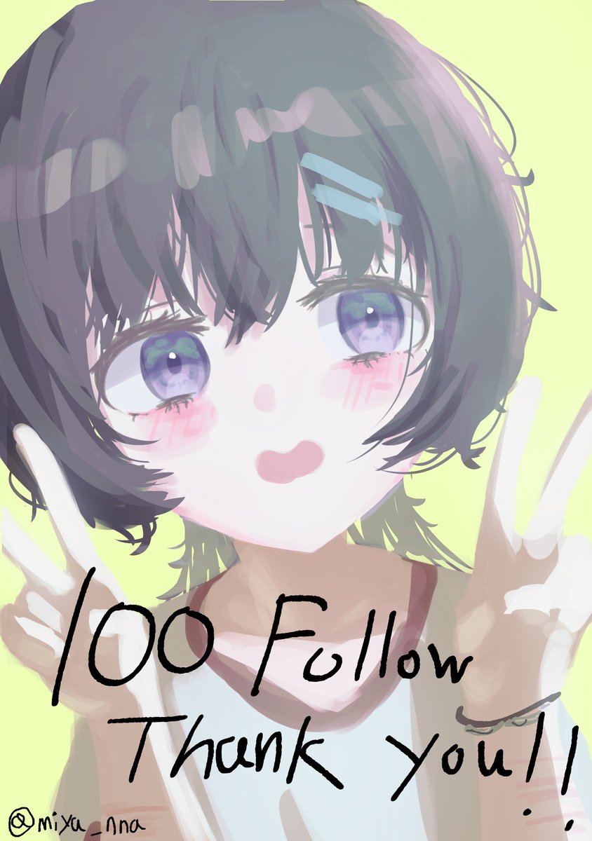 miya_nna's tweet photo. 100フォローありがとうございます！！！！！
嬉しい、、、、、、、 https://t.co/lhmb7im2s0
