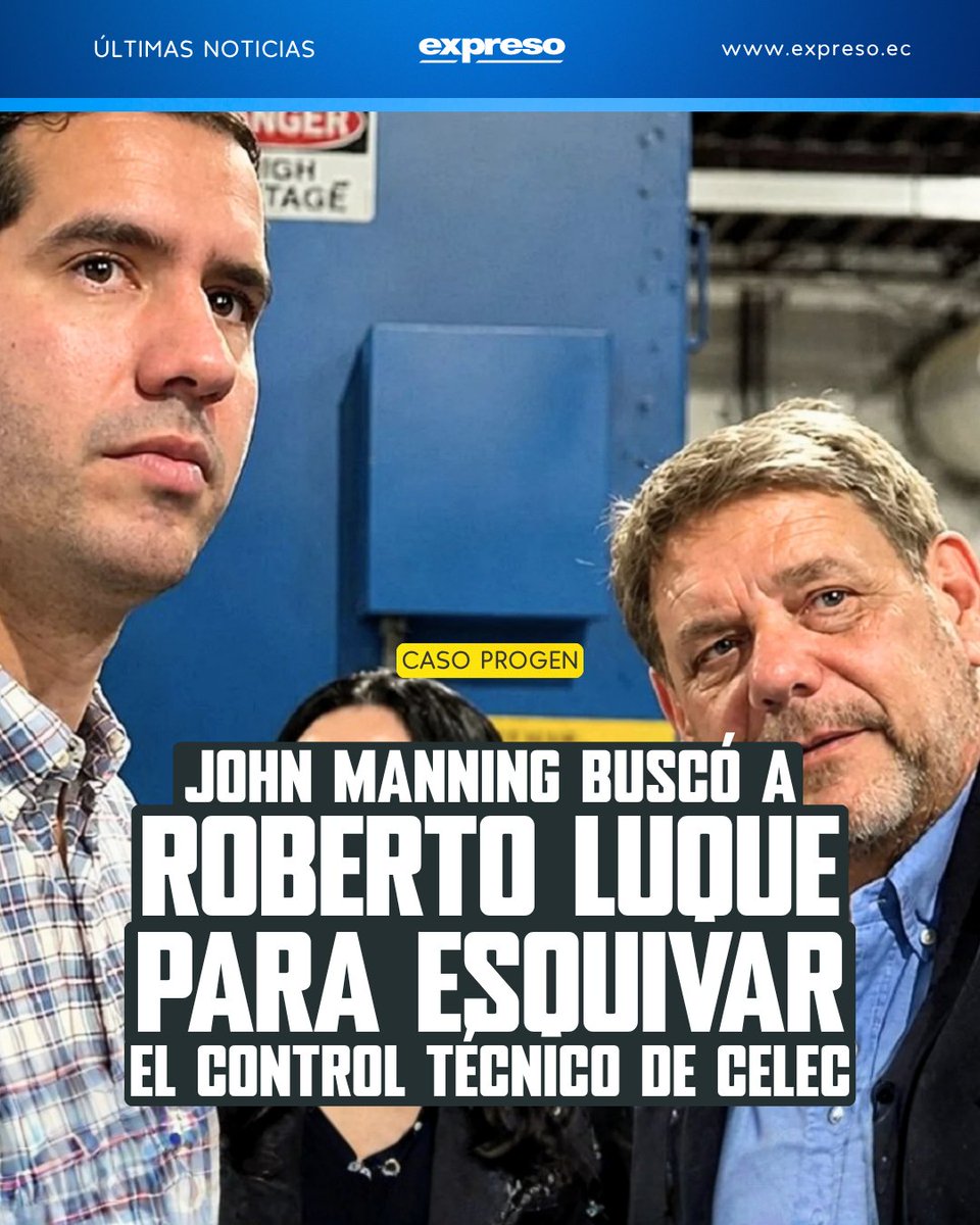 Expresoec's tweet photo. Las gestiones de John Manning, CEO de Progen, buscaban concretar el primer pago de $ 69,5 millones en septiembre de 2024. La idea era evitar la entrega de documentos técnicos.

Toda la información 👉 https://t.co/Ni8MATks0g https://t.co/lTHJ8IHVEH