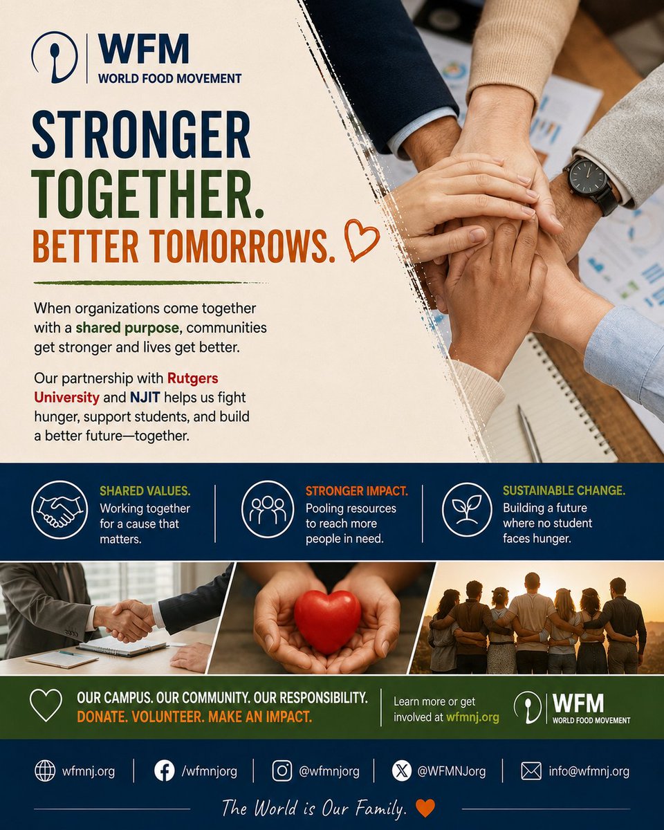 WFMNJorg's tweet photo. WFM partners with Rutgers University and NJIT to fight student hunger. 🤝

Together, we're providing nutritious meals and building stronger, more inclusive campuses — because no student should have to choose between eating and studying.

#StudentHunger #EndHunger #NJIT https://t.co/SdRBGXBNm0