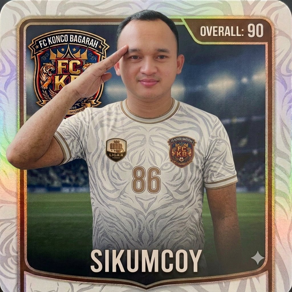 Koncobagarah's tweet photo. @LigaBRFI @bayu703 @udawayyoo @roy_ertin @ratebiger @suryanamblas9 @habibiramadhan @hardian88329 @AbabilPulubil @jucherl @KiromKaze @De2Prandana @danykyocera19 @JuliAntini1234 @jemerjemur @raffy_fa Pemain selanjutnya dari FC Konco Bagarah - SIKUMCOY jersey favoritnya nomor 86 https://t.co/aYs95equSG
