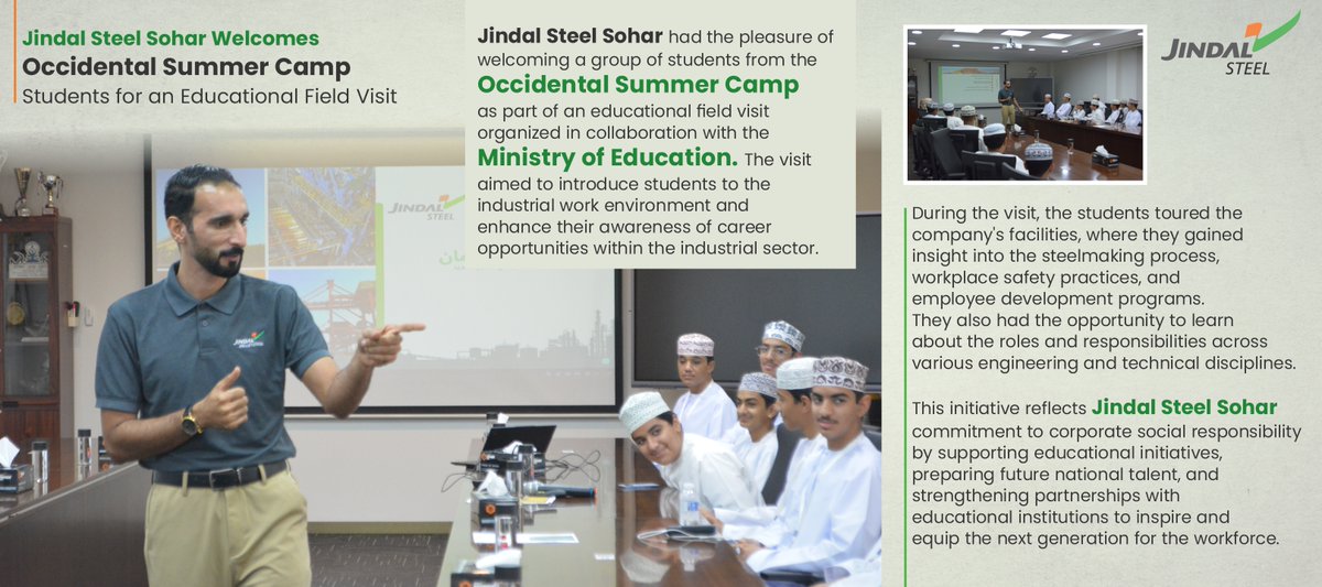 JindalSteel_Om's tweet photo. عندما تواجه مشاريعكم الظروف الجوية القاسية والبيئات الساحلية، اختاروا حديد التسليح المصمم لمقاومة التآكل من الداخل. لأن القوة الحقيقية التي تدوم تبدأ من الجوهر.

When your projects face harsh weather and coastal conditions, choose rebars engineered to resist corrosion from within. Because lasting strength begins at the core.

#JindalSteel #CRSRebars #BuiltForLife #EngineeringExcellence #SustainableInfrastructure