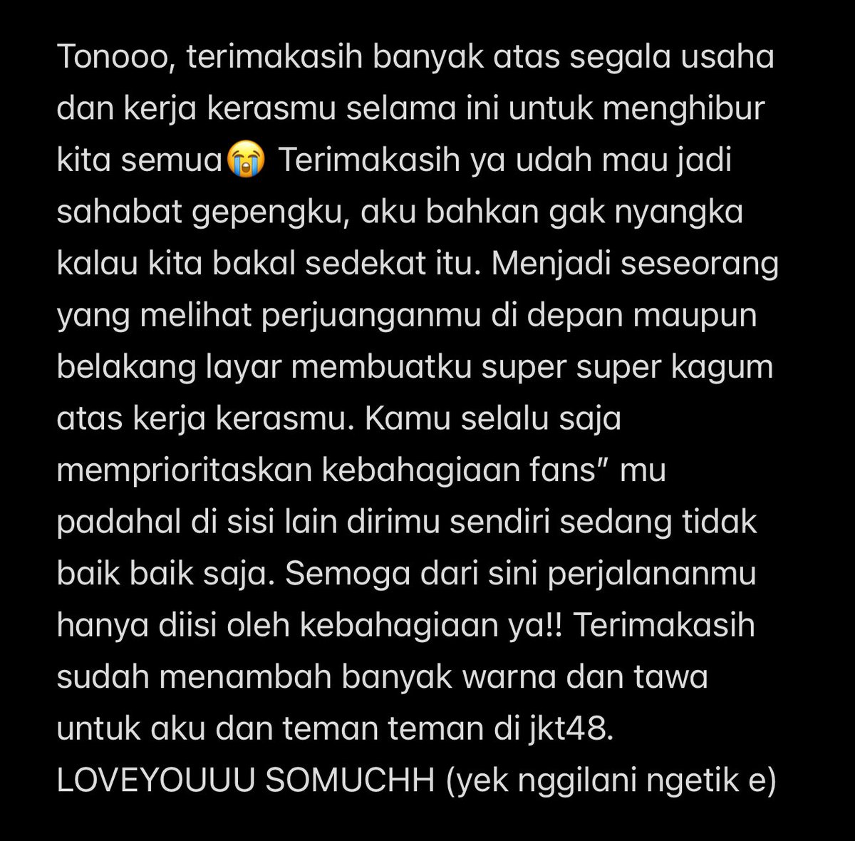 _amandapuspitaa's tweet photo. #TONOfmemories @tana_jkt48v 🫶 https://t.co/xzIzh1DHBi