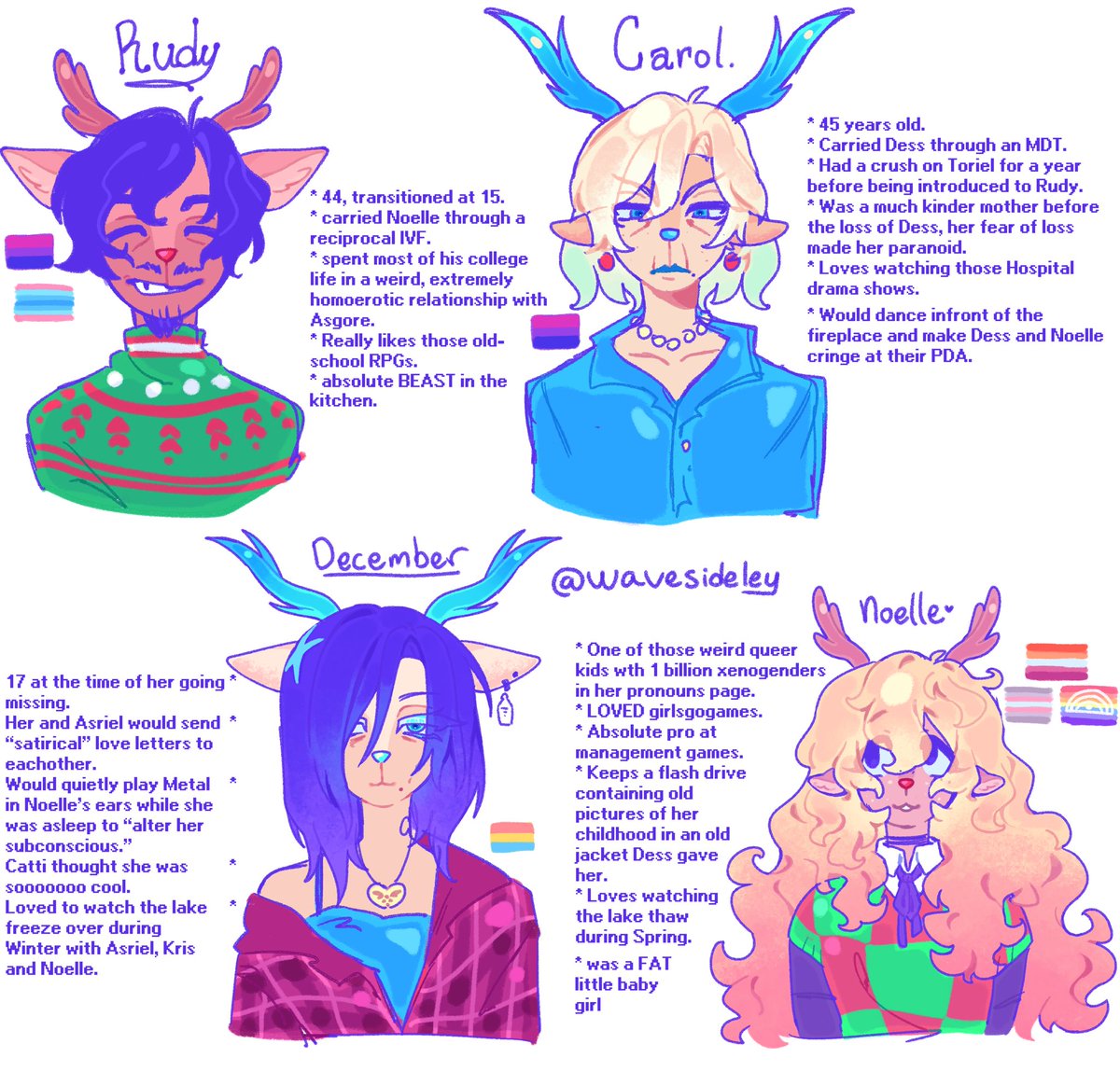 wavesideley's tweet photo. holiday headcanons 
151 days until christmas #deltaruneㅤㅤㅤ https://t.co/3IMzz9Dw1c
