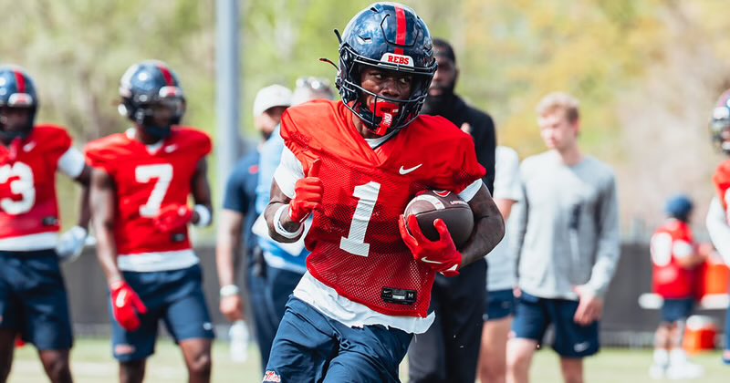 RebsRising's tweet photo. A Projected Depth Chart:
Ole Miss WR Room 2026 

WR 1: Deuce Alexander, Caleb Cunningham, Samari Reed 
WR 2: Johntay Cook, Isaiah Spencer, Dillon Alfred 
WR 3: Horatio Fields, Darrell Gill Traylon Ray, Cameron Miller

Agree? Disagree? Thoughts?
#HottyToddy https://t.co/pUddslkv0d