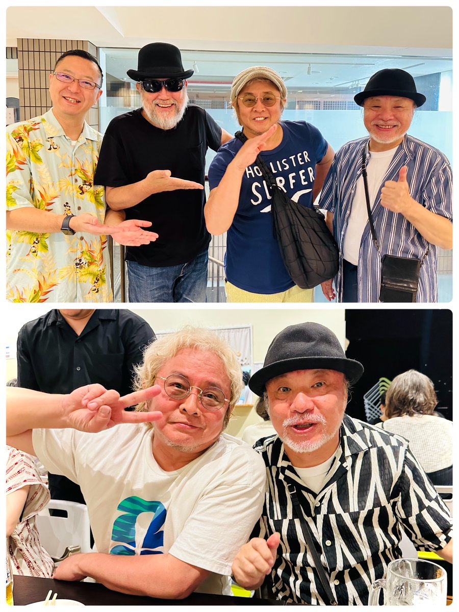 r_tokunou's tweet photo. 加古川の原田祭2観に来てくれた貴方ありがとう

米米デビューのきっかけを作って下さった原田さんとやっとご一緒できて嬉しかった。サイコーでした。

ダイヤモンド☆ユカイ君、中西圭三君、ジ・白川バンドのみんな、初めてだけど楽しかった。

エレナファウンデお疲れ様でした。
エディーありがとう！ https://t.co/9vM6bU6ru7