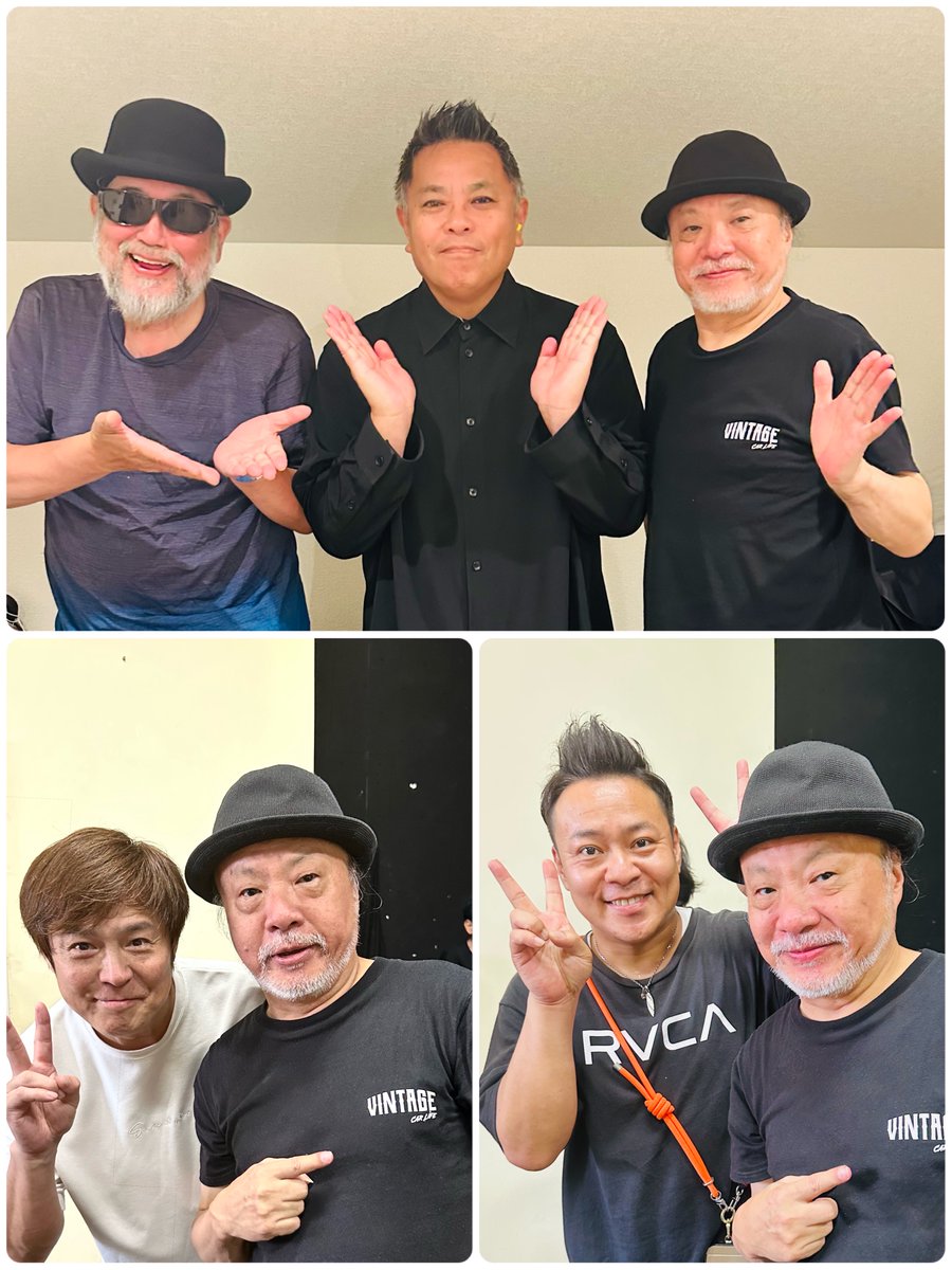 r_tokunou's tweet photo. 加古川の原田祭2観に来てくれた貴方ありがとう

米米デビューのきっかけを作って下さった原田さんとやっとご一緒できて嬉しかった。サイコーでした。

ダイヤモンド☆ユカイ君、中西圭三君、ジ・白川バンドのみんな、初めてだけど楽しかった。

エレナファウンデお疲れ様でした。
エディーありがとう！ https://t.co/9vM6bU6ru7