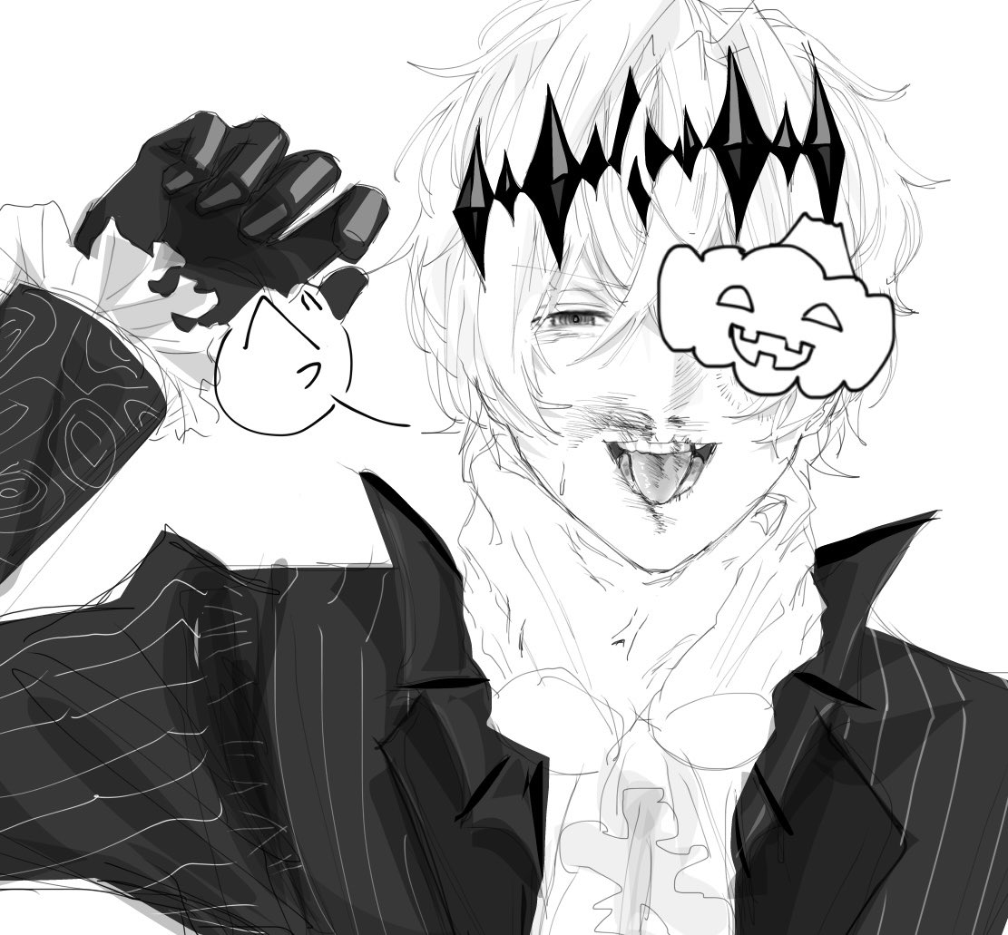 mama__115115's tweet photo. 🎃からNRCの波動を感じる絵が描きたかった(没絵) https://t.co/4jdPP66r6D