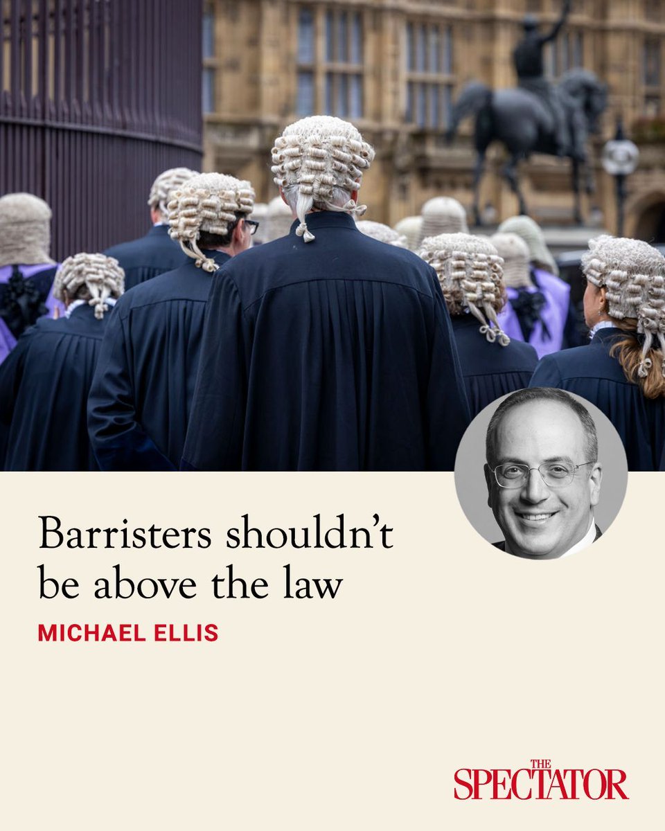 spectator's tweet photo. We have seen police officers fail to arrest suspects abusing Jews, crown prosecutors who don't prosecute offences against Jews, and even some magistrates fall short in their sentences or judgments when it comes to offences against Jews.

We cannot allow this stain to contaminate our senior courts as well. 

✍️ Michael Ellis

Article | https://t.co/QcL2rmNBb6 | @Michael_Ellis1
