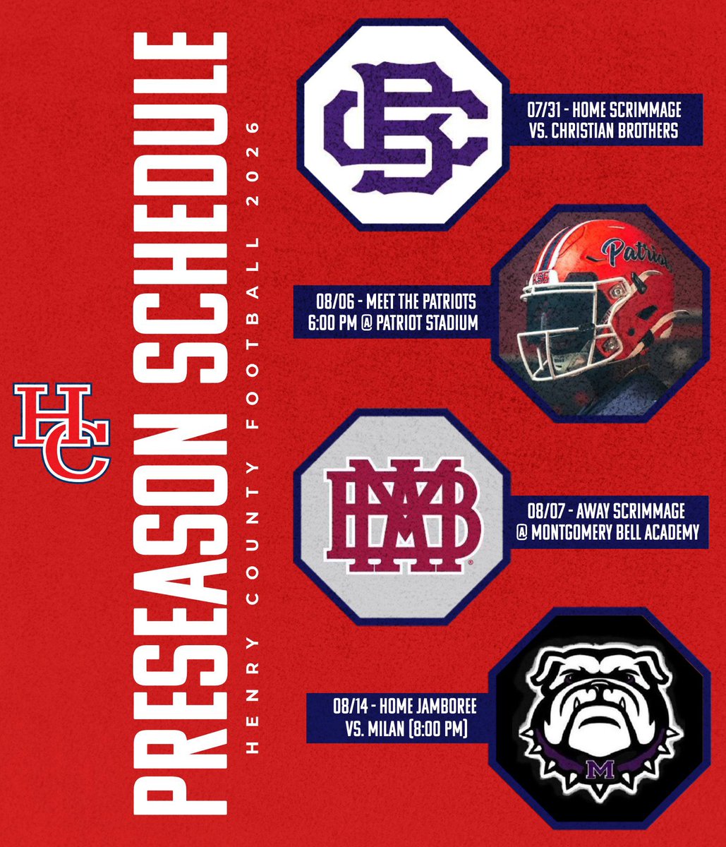 HCPatriotsFB's tweet photo. Action is picking up! First scrimmage is this Friday at HOME versus Christian Brothers. 🏈

#GBR https://t.co/qvoFByvEtf