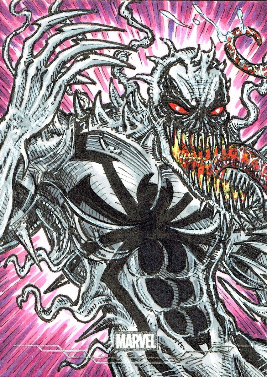 ariel_aguire's tweet photo. 💥 ANTI-VENOM!!!💥
* 2026 Topps Chrome Marvel Comics *

#arielsartwork #antivenom #eddiebrock #spiderverse #sketchcard #topps #chrome #marvel #comics #toppschrome #marvelcomics #marvelcards #art #drawing #process #sketch #pencil #ink #pen #micron #marker #copic #posca #colorpencils #prismacolor #mixedmedia #traditional #illustration