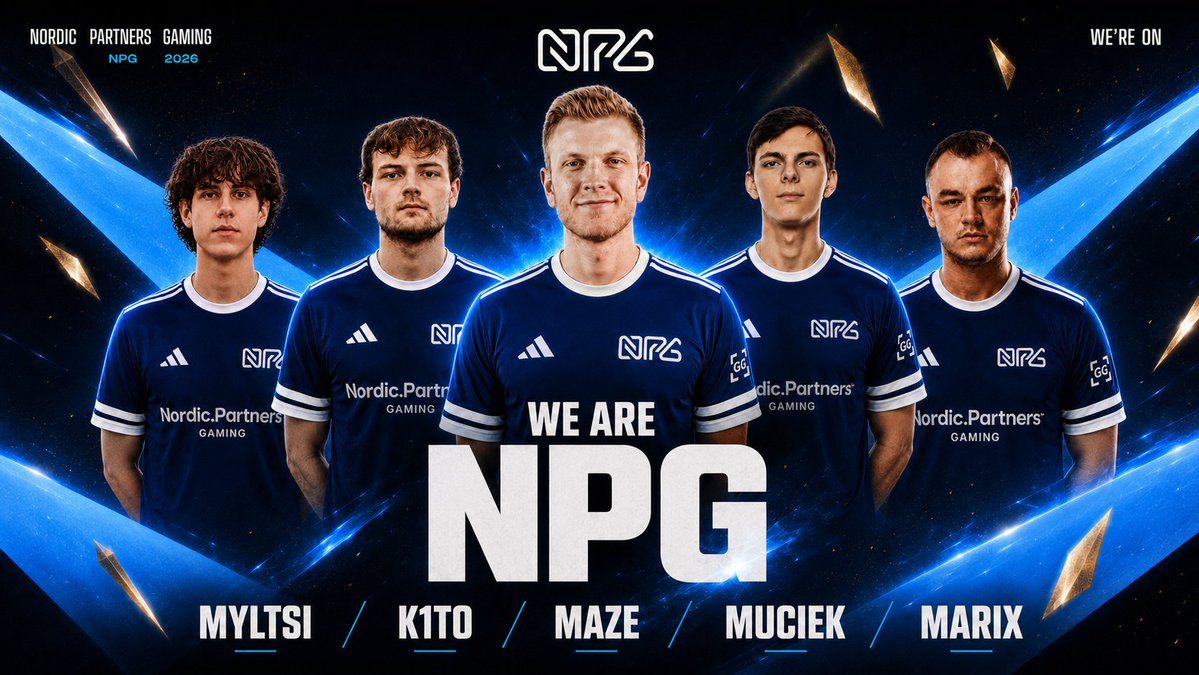 NPGCS2's tweet photo. We are Nordic Partners Gaming  🇫🇮🇩🇪🇩🇰🇵🇱🇱🇺🇪🇸🇪🇸

#BuiltToCompete https://t.co/F9DpDomTIf