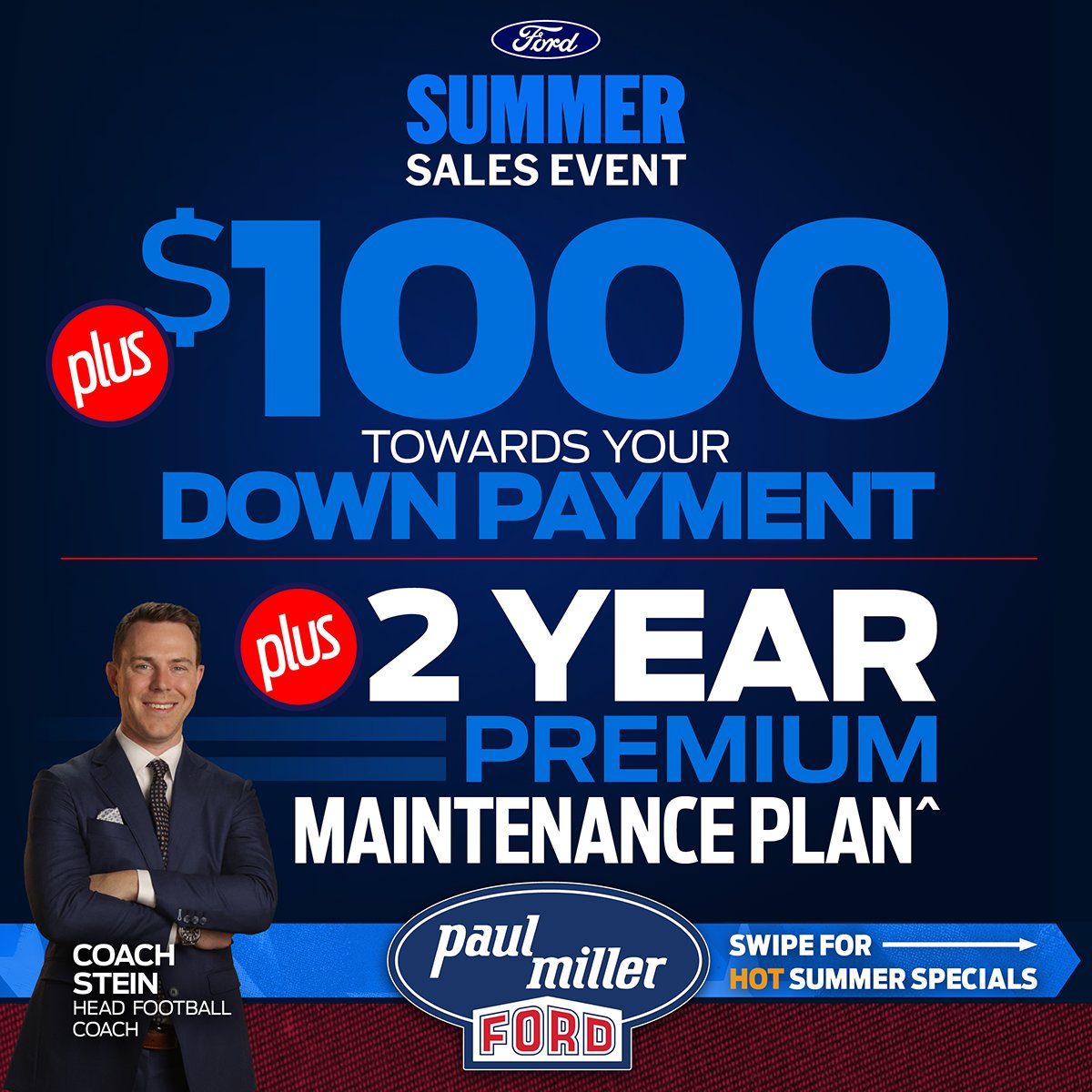 PaulMillerKY's tweet photo. We’re turning up the heat with deals you can’t ignore during Paul Miller Ford’s Summer Sales Event! ☀️

Don’t let these savings drive away without you! 🚘

🚨 Shop Now: https://t.co/pSynDLUADb https://t.co/RlRFr9Rnbh