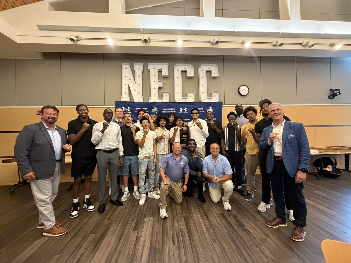BaronRings's tweet photo. Last week, the NECC Men's Basketball team received their National Championship Rings!💍

Congratulations on an incredible season and earning your new hardware!👏

📸: @NECCKNIGHTS
#NJCAABasketball #NECCKnights #BaronChampionshipRings #BaronRings #Baron2026 https://t.co/GPDU7qBIUB