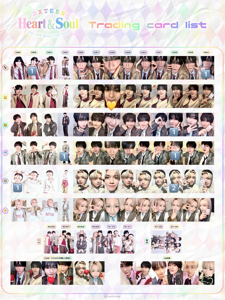 kk_pi_00's tweet photo. DXTEEN Heart&amp;Soul 交換
譲)画像
求)福田💛088>092、093、094、095以外
💛激求です😭
郵送希望です。
n:1可能です。異種交換となり難しいかもしれませんがお心当たりある方お声がけください🙇🏻‍♀️🥲
#DXTEEN交換 #DXTEEN譲 #DXTEEN求 https://t.co/gnBKHA8T0M