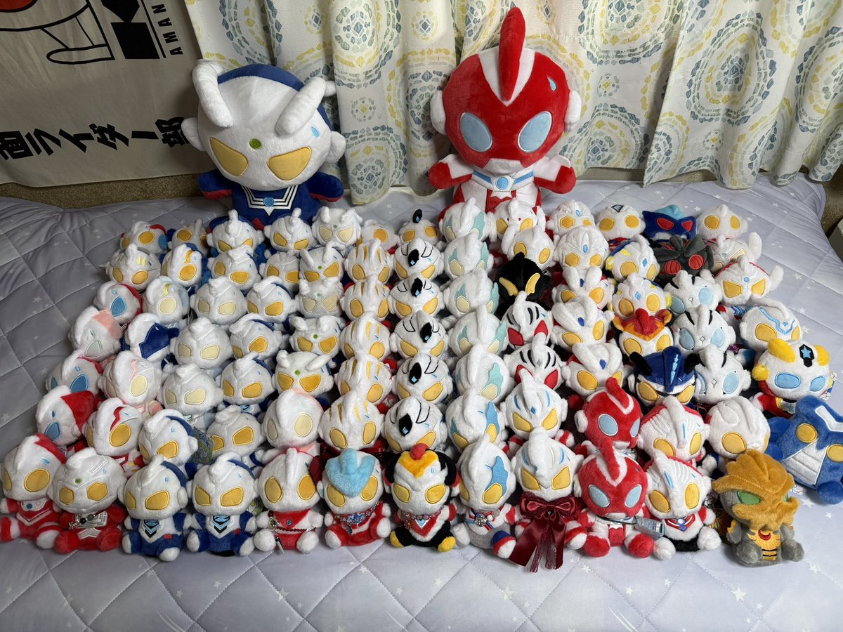 A_to_Z_M421's tweet photo. 戒めパーティー開催決定のお知らせ🎉
現在のふわ数は92ふわでした！！！
ダンボール号で来ていない子を含めると104ふわになる予定†┏┛ ᐛ ┗┓†
ぷちマスともちは含めず……
 #ふわふわといっしょ 
 #M78ふわふわが集まるタグ https://t.co/3CetHoKVJA