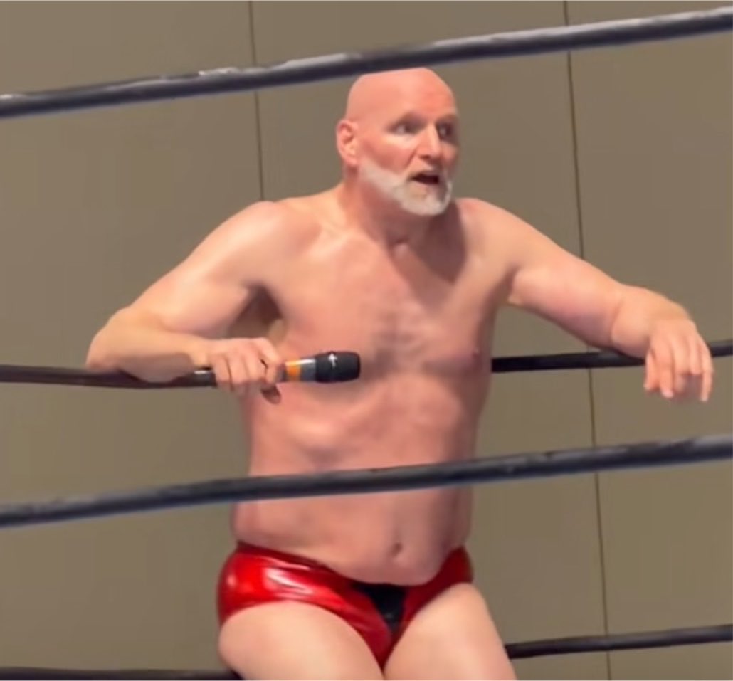 HorrorMovieBBQ's tweet photo. Val Venis came out of retirement last week to wrestle in NJ. https://t.co/87D3pHLQgF