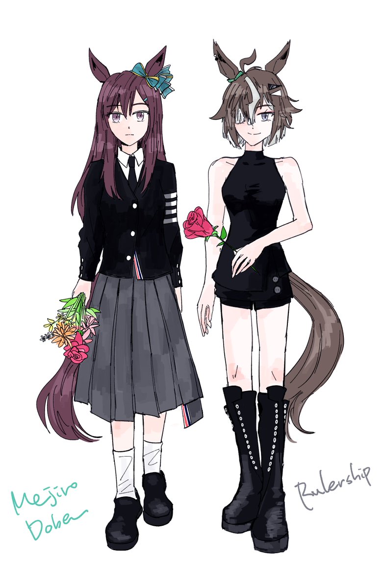 s_resonance_k's tweet photo. ルラシとベルちゃん🔔♟️
(衣装は資料参考) https://t.co/sAcn5IuA0K