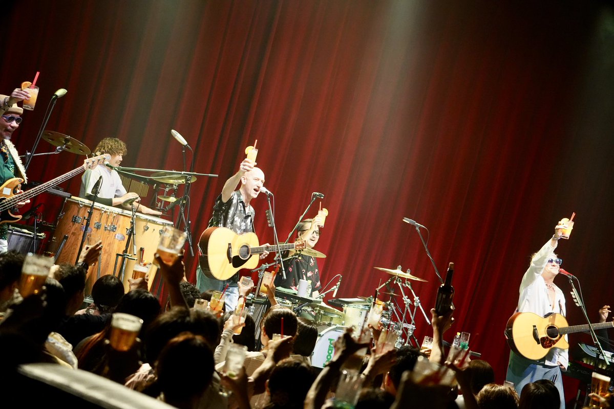 tax_k's tweet photo. MONKEY MAJIK at Billboard Live ～Summer Vibes～
Tokyo &amp; Yokohama

ご来場の皆様ありがとうございました‼︎
心地の良い雰囲気の中で久しぶりにJerryも加わり最高に楽しく演奏できました‼︎
友成空くんも良かったなぁ〜👍🏻

次回の大阪も楽しみ〜😃 https://t.co/IxUUw7yFX0