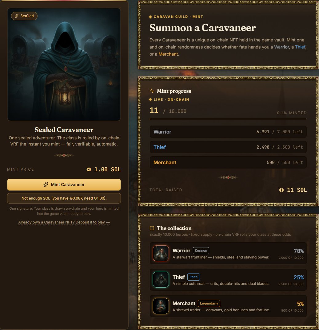 dungeonkervans's tweet photo. Summon a Caravaneer ! 
Start earning now with Early Access!

https://t.co/HXy1FbL7PT https://t.co/2vqgKcjuwJ