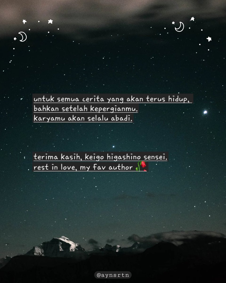 aynsrtn's tweet photo. nulisnya aja sambil nangis. rest in love, keigo sensei 🥀😭 https://t.co/5Z9LjJH7Dr