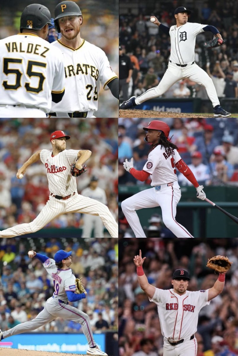 MMLocks1's tweet photo. Best Bets 7/27

PIT/ARI O 9: -105 (2U)
DET/BAL U 8.5: -110 (2U)
PHI F5 -0.5: -125 (2U)
WAS ML: -124 (2U)
NYM/ATL U 8.5: -114 (2U)
BOS -1.5: -108 (2U)

#Draftkings #MLBpicks #MLBbets #MLBprops #MLB https://t.co/VSYclQR6GW