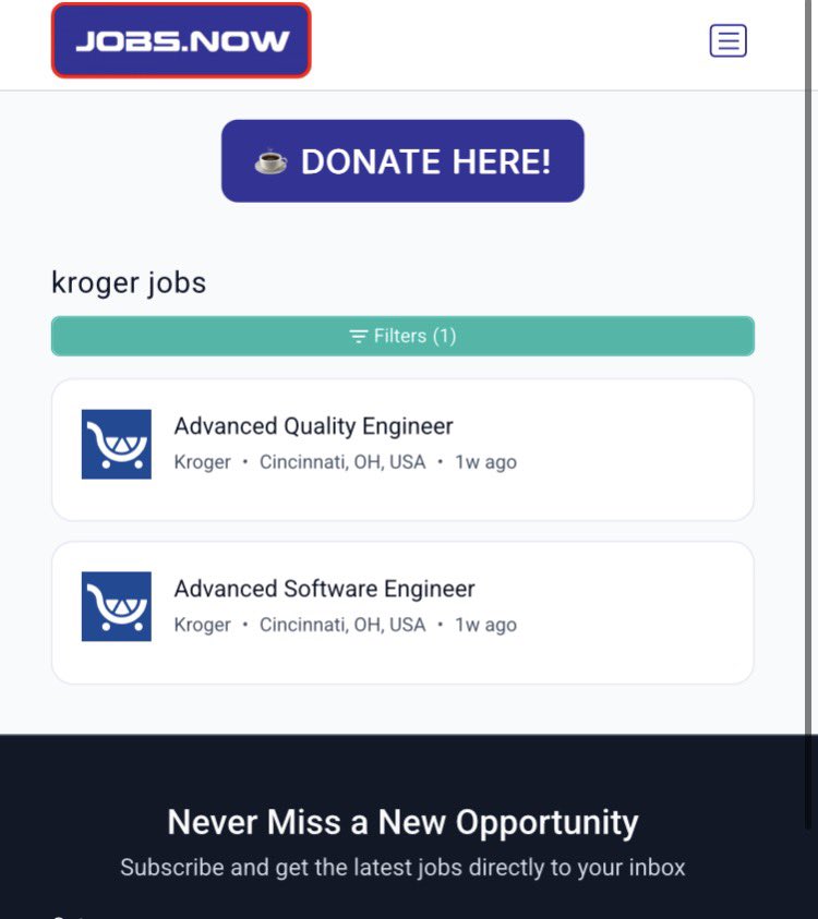 JobsNowPR's tweet photo. While Kroger ships out jobs, they’re bringing in visa workers to replace Americans!

Find all the hidden jobs companies don’t want Americans applying for on our website! https://t.co/1w8EFj2cyC