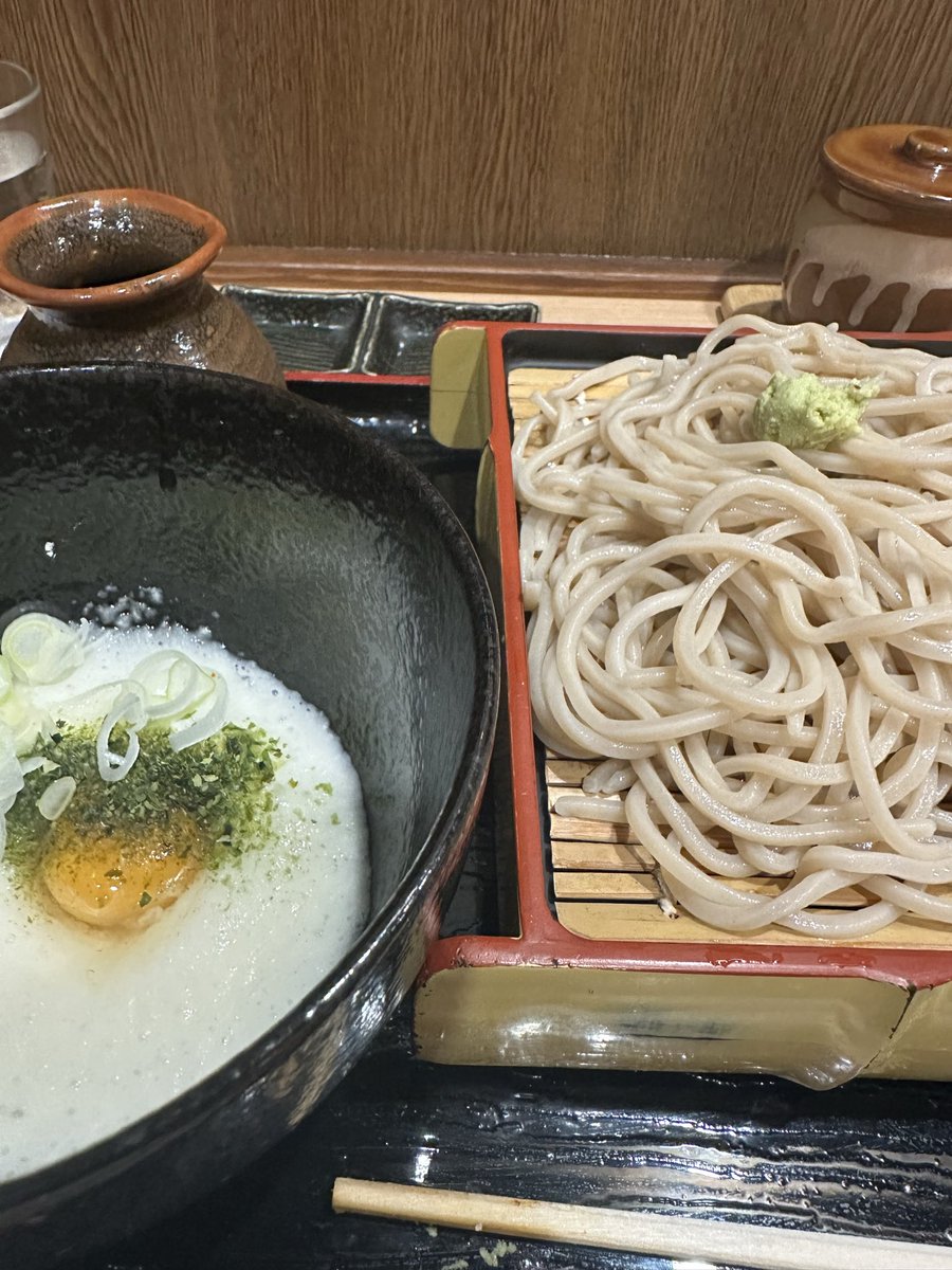 inoue7333's tweet photo. 冷やしとろろそば
五臓六腑に染み渡る
ひので蕎　中葛西 https://t.co/TkqeF7T1G7