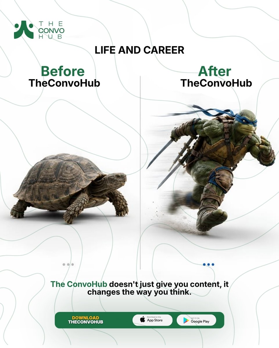 TheConvohub's tweet photo. Your mindset shapes your future.

Feed it with conversations that challenge, inspire, and help you grow.

TheConvoHub doesn't just give you content; it changes the way you think.

#theconvohub #nigeriaindiaspora https://t.co/GGTyHyAkkG