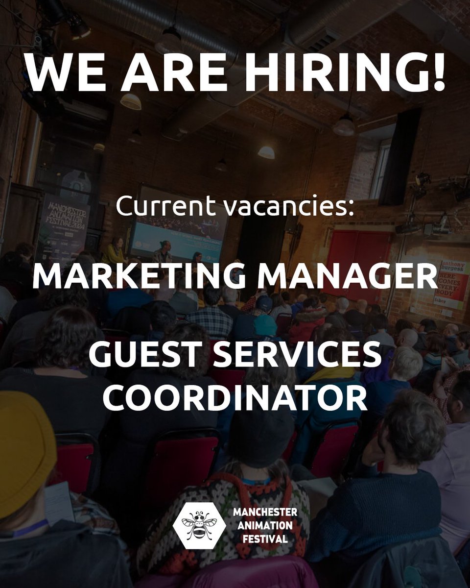 mcranimation's tweet photo. 🐝JOIN THE MAF TEAM!🐝

We've got two roles available, a Marketing Manager and Guest Services Coordinator!

These roles close next Mon 3 Aug so be sure to get an application in if you'd like to help be a part of this years edition!!

Find out more here: https://t.co/sqLbgKf97S https://t.co/j7AeK69bly