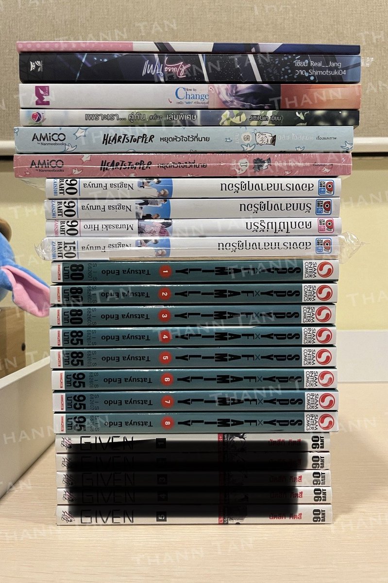 Tan051223's tweet photo. ปล่อยเหมามังงะ/นิยายวาย 10 เล่ม 600 รส แยกได้

spy เหมา 300 รส

ห่างไกล+50

#นิยายวายมือสอง #มังงะวาย #ตลาดนัดมังงะ 
#ตลาดนัดอนิเมะ #นิยายวาย #นิยายวายแนะนำ https://t.co/fcnS6emv2a