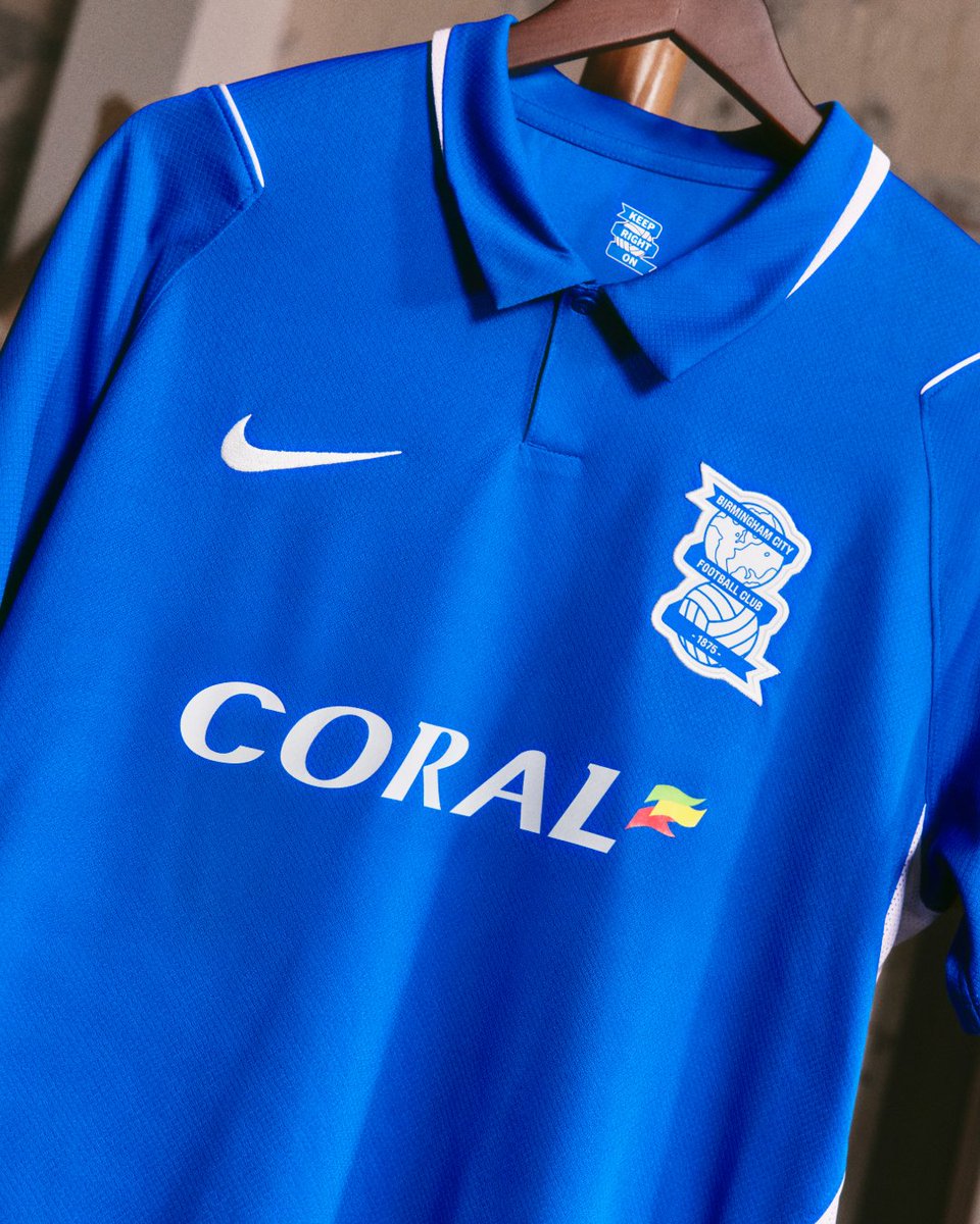 BCFC's tweet photo. A shirt inspired by and made for Birmingham, launched through a campaign made by its people. 🔵

We are proud to unveil our home kit for 2026/27.
