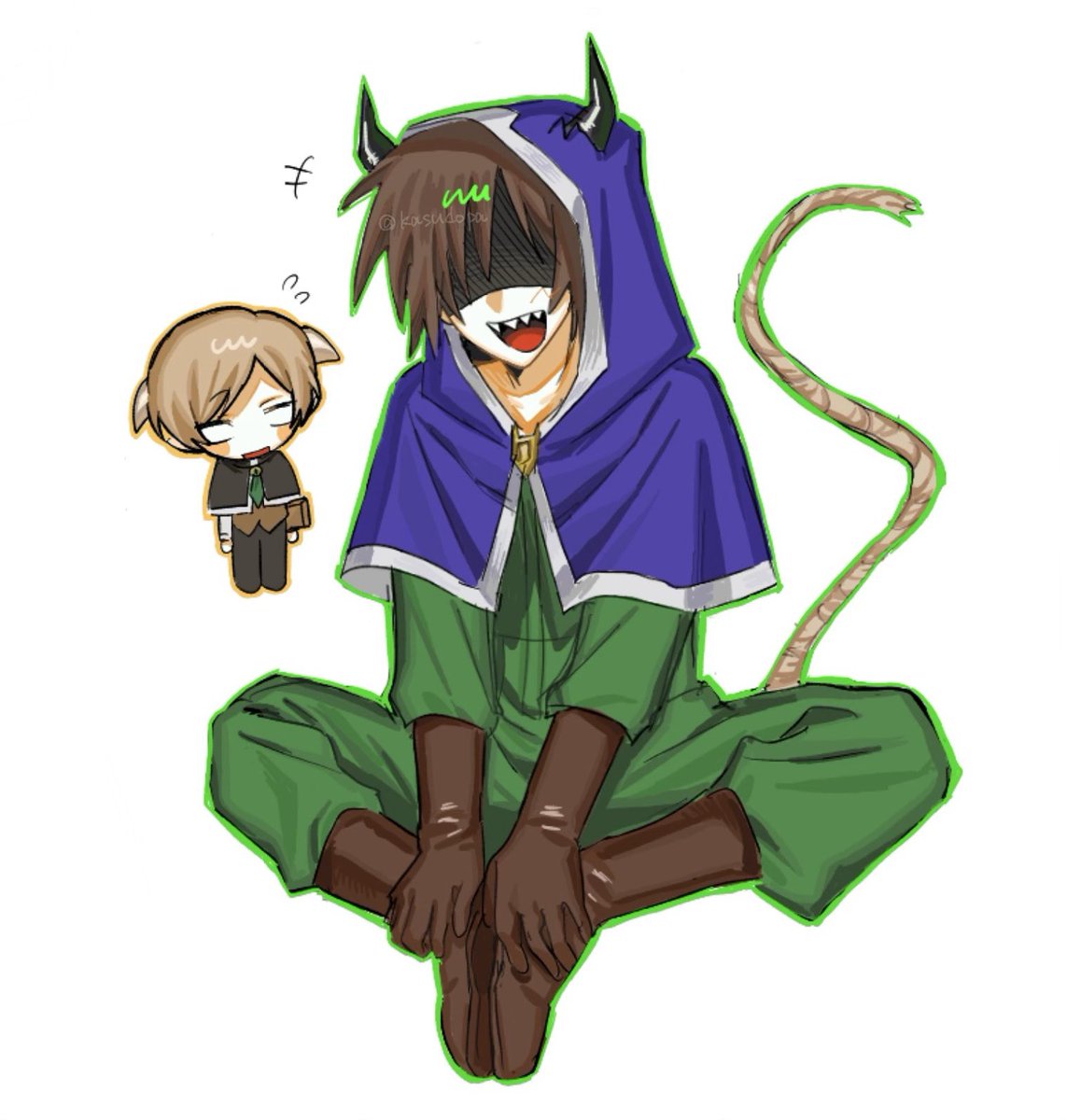 kasudopa's tweet photo. 絵🍵魔4️⃣
 #wrwrd_FA https://t.co/rmDDEvtazt