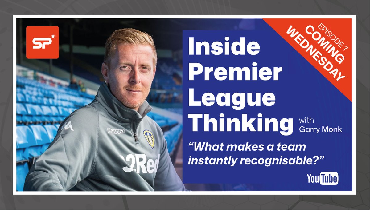 MySoccerProfile's tweet photo. This Wednesday, in week 7 of Inside Premier League Thinking, @GarryMonk lifts the lid on what makes a team instantly recognisable.
Dropping Wednesday. Don’t miss it.
#YouTubeSeries #SoccerProfile #FootballCoaching #TheCoachesHub #Soccer