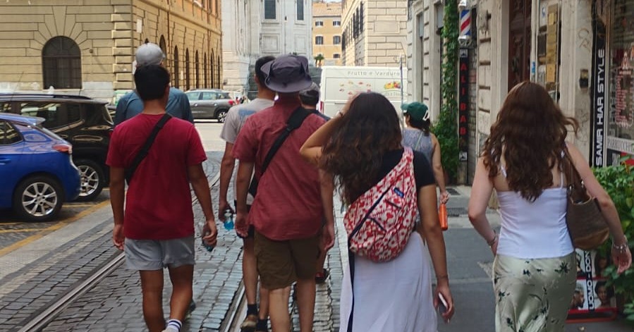 CathInstTech's tweet photo. From Santa Maria Maggiore to the Colosseum and the Roman Forum, our students experience Rome’s beauty up close.
At Catholic Tech, life is a blend of spirituality, technology, culture, and fun.
We learn, explore, pray, and celebrate together , growing in faith, knowledge, and joy as one community.
#catholictech #romeadventures