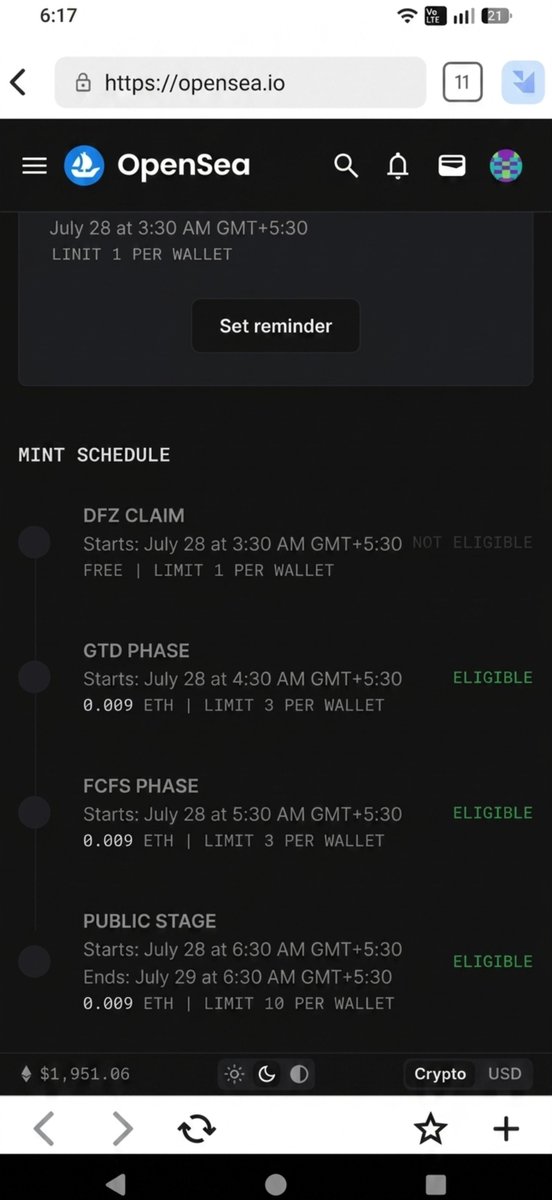 Macdy1516's tweet photo. 🚨 @TheGodPull MINT SOON 🔥

Main eligible hu GTD ✅

📌 Details:
• Time: 28 July, 4:30 AM IST (GTD)
• Price: 0.009 ETH
• Supply: 11,111
11,111 Omens chase The God Pull 🔴

#NFT #GodPull #Ethereum #india https://t.co/uCpWK0Cn59
