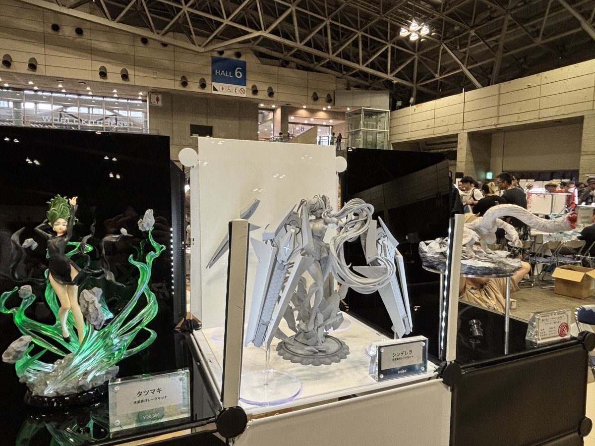 magicmashroom1's tweet photo. 遅れましたがワンフェスお疲れ様でした！！
シンデレラはこれより仕上げを更に詰め���彩色工程へと進行します。
彩色して更にエモくなる予定なので是非ご期待ください！💪

当ブースにて商品を買われたお客様、ご覧頂いた皆様、猛暑の中足を運んでいただき誠にありがとうございました！

#WF2026S https://t.co/D17nGkp9nJ