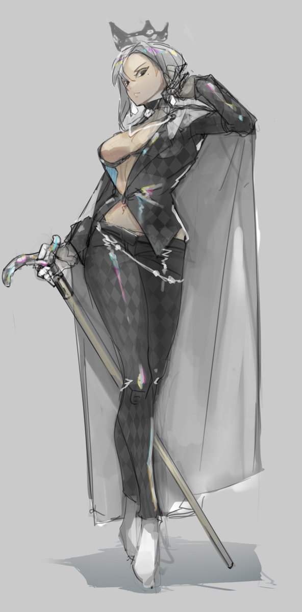 keizo_aruminuum's tweet photo. 配信で描いてたラフ https://t.co/qpBgFG0EHg