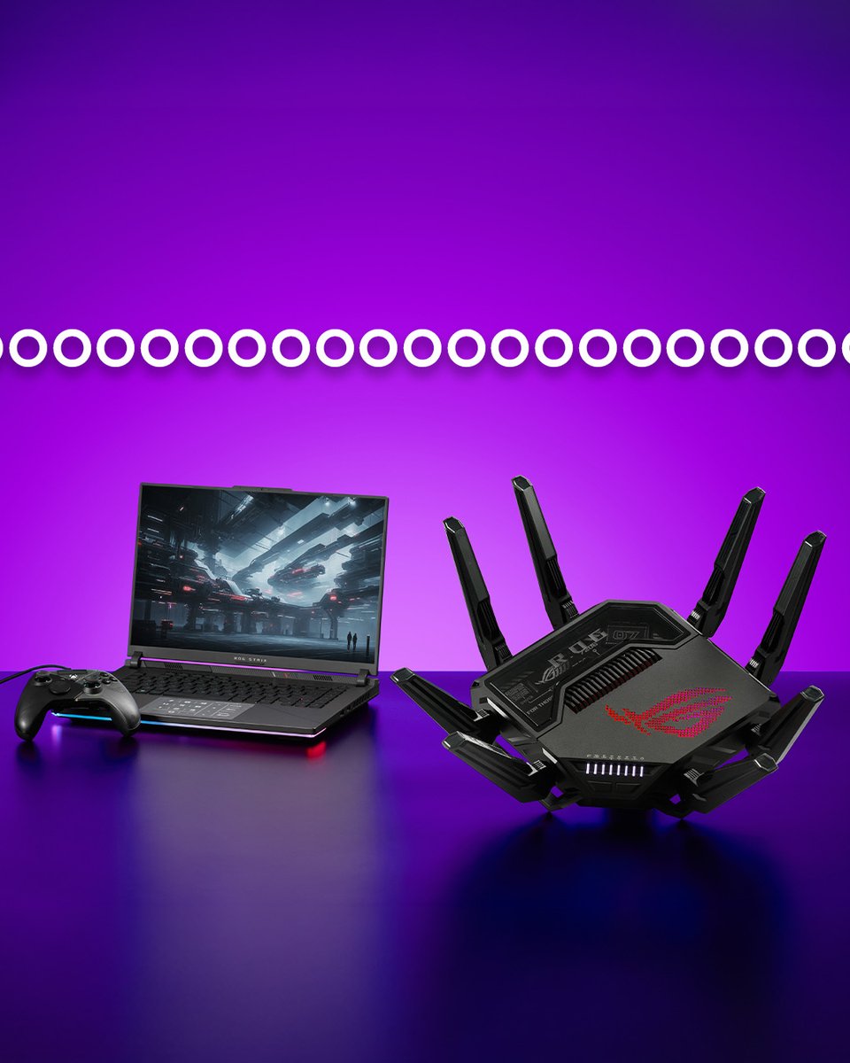 ASUS_ROG's tweet photo. Me: "I don't need a new router"
Also me: sooooooooooooooooooooooooo ready for lower ping and smoother gameplay 🎮🔥

Find your #upgrade 👉 https://t.co/xQE3G37TC2

#AllSetForWiFi7 #ROGRouter #WiFi7 https://t.co/lOx2xYvf9b