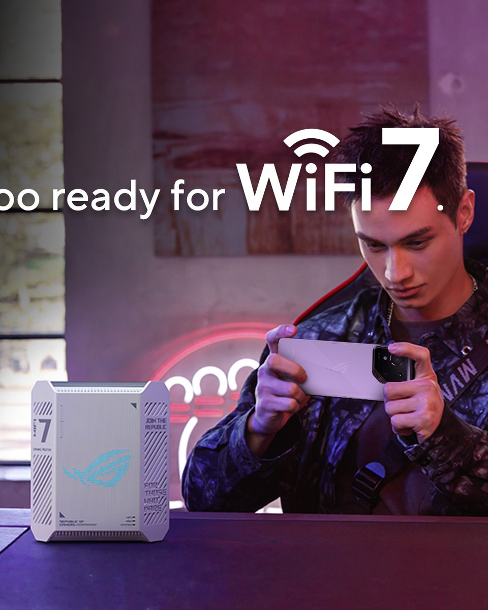 ASUS_ROG's tweet photo. Me: "I don't need a new router"
Also me: sooooooooooooooooooooooooo ready for lower ping and smoother gameplay 🎮🔥

Find your #upgrade 👉 https://t.co/xQE3G37TC2

#AllSetForWiFi7 #ROGRouter #WiFi7 https://t.co/lOx2xYvf9b